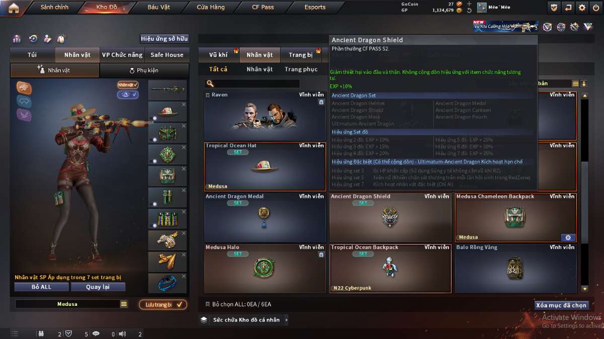 shop acc cf uy tin gia re